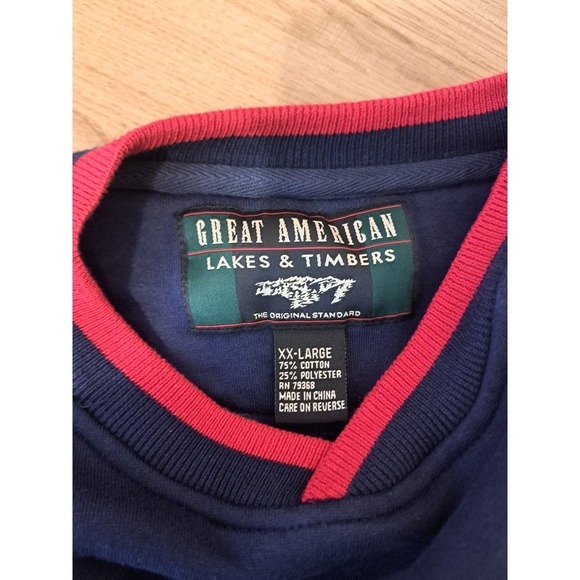 Great American Lakes & Timbers Queen of Clubs Embroidered Golf Sweatshirt XXL - Picture 6 of 6